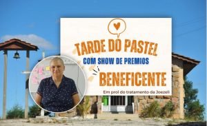 Convite: participe da Tarde do Pastel e Festival de Prêmios beneficente em prol de moradora em tratamento de câncer