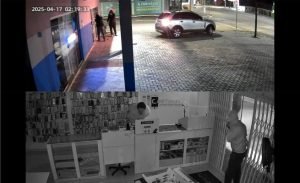 Mais uma loja de celulares foi alvo de arrombamento em Contenda